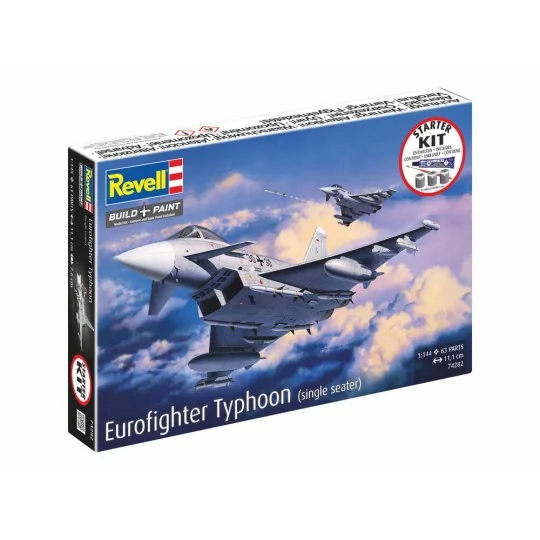 Starter Kit Eurofighter Typhoon (single seater), 1/144 - Revell 74282