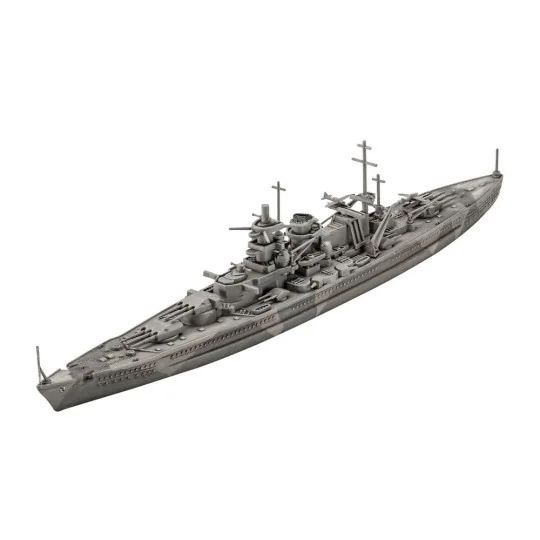 Starter Kit Battleship Gneisenau, 1/1200 - Revell 75181