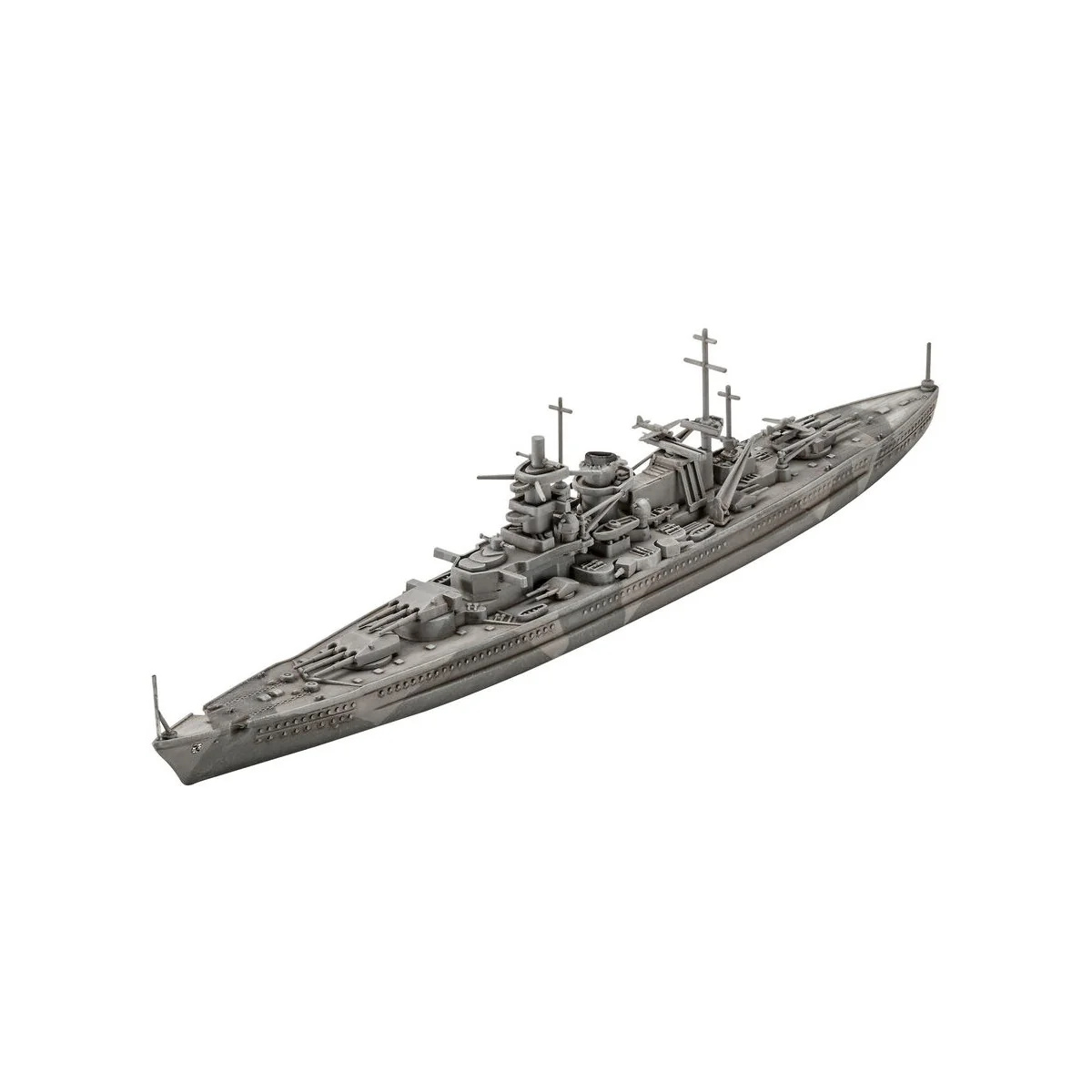 Starter Kit Battleship Gneisenau, 1/1200 - Revell 75181