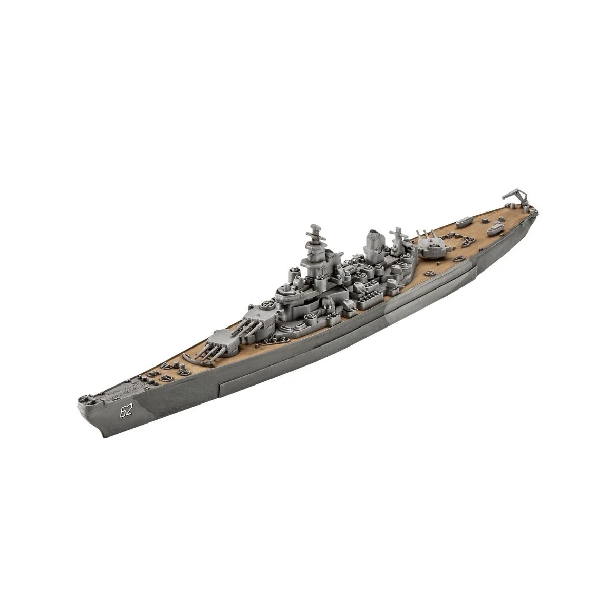 Starter Kit Battleship USS New Jersey, 1/1200 - Revell 75183