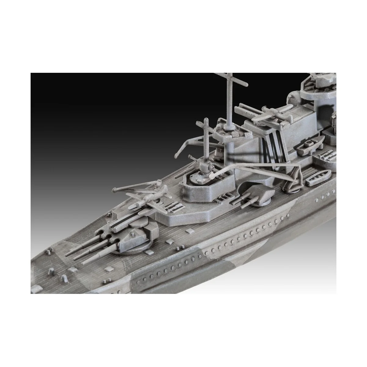 Starter Kit Battleship Gneisenau, 1/1200 - Revell 75181