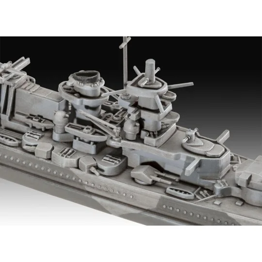 Starter Kit Battleship Gneisenau, 1/1200 - Revell 75181