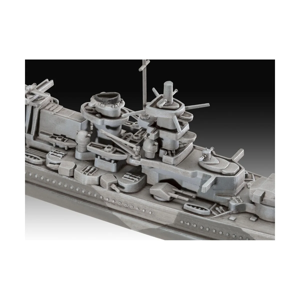 Starter Kit Battleship Gneisenau, 1/1200 - Revell 75181
