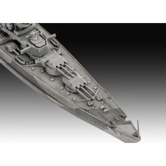 Starter Kit Battleship Gneisenau, 1/1200 - Revell 75181