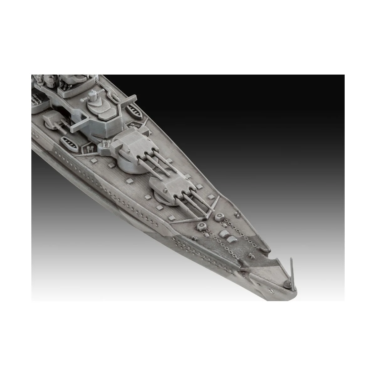 Starter Kit Battleship Gneisenau, 1/1200 - Revell 75181