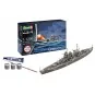 Starter Kit Battleship Gneisenau, 1/1200 - Revell 75181