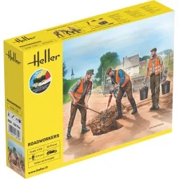 STARTER KIT Road Workers, 1/24 - Heller 58754