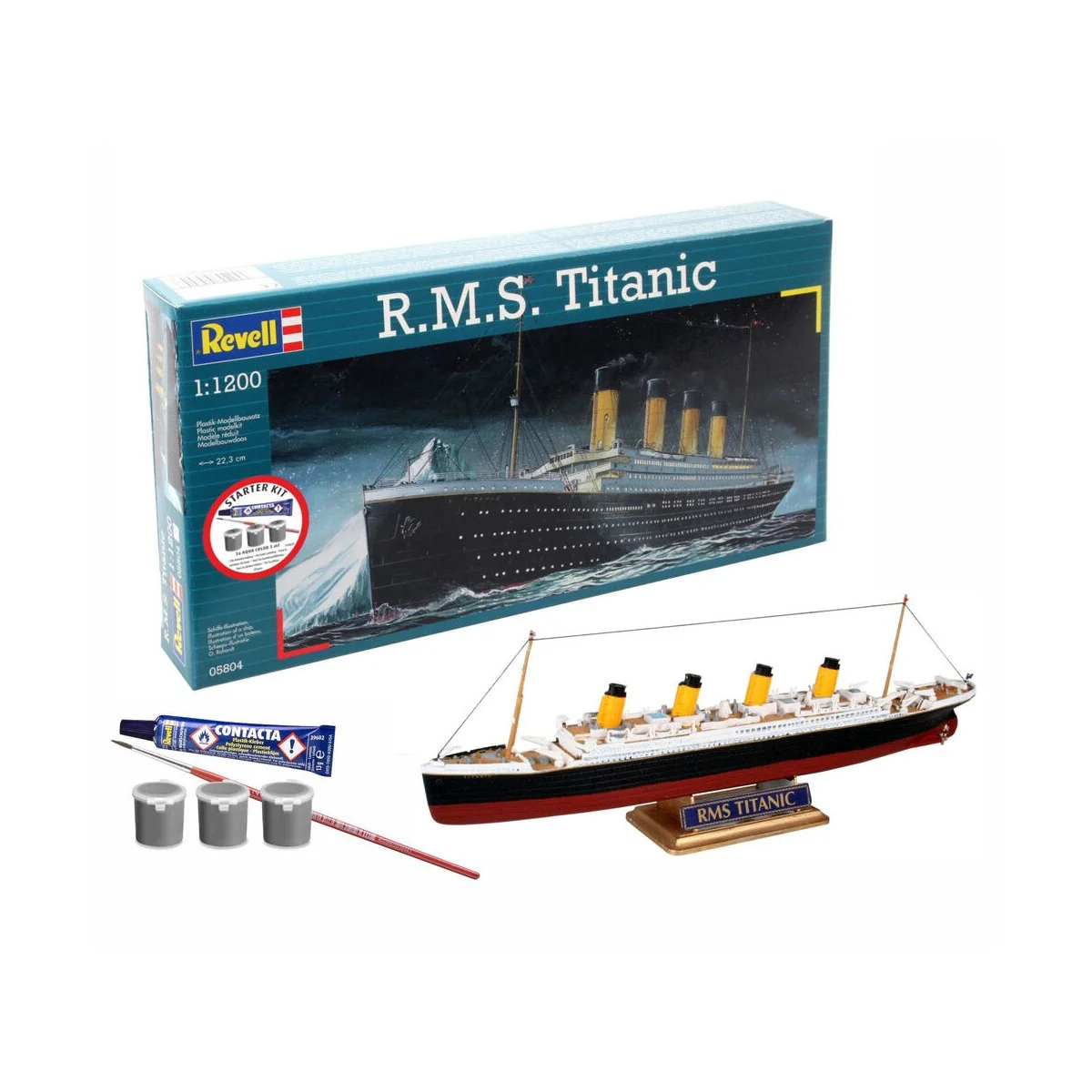 Starter Kit R.M.S. Titanic, 1/1200 - Revell 75804