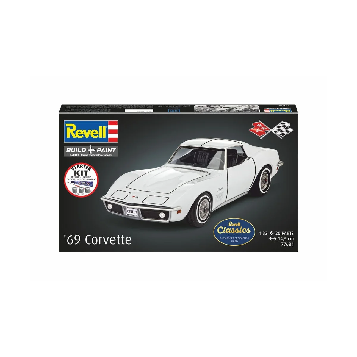 Starter Kit Corvette C3, 1/32 - Revell 77684