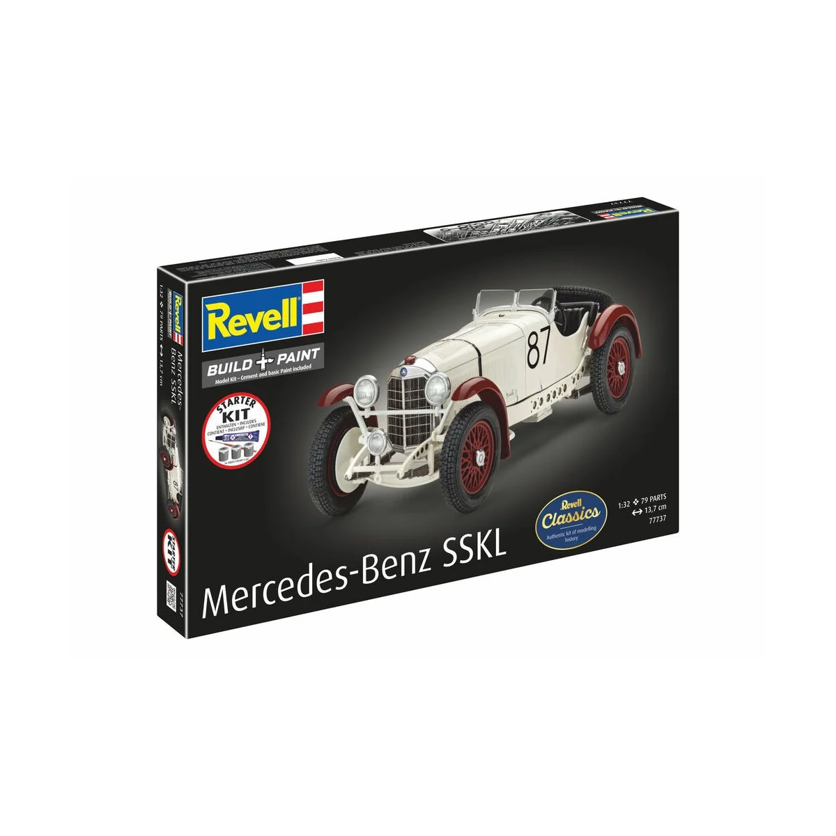 Starter Kit Mercedes-Benz SSKL, 1/32 - Revell 77737