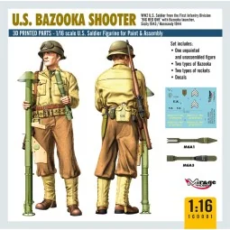 U.S. BAZOOKA SHOOTER, 1/16 - Mirage Hobby 160001 2