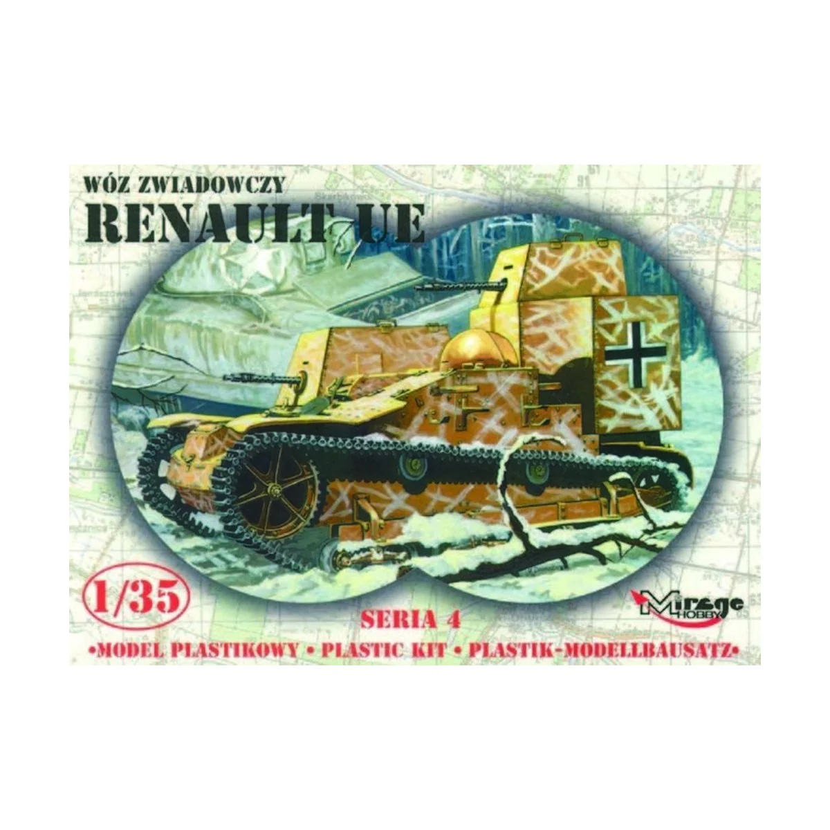 Renault UE Deutsche Version, 1/35 - Mirage Hobby 355007
