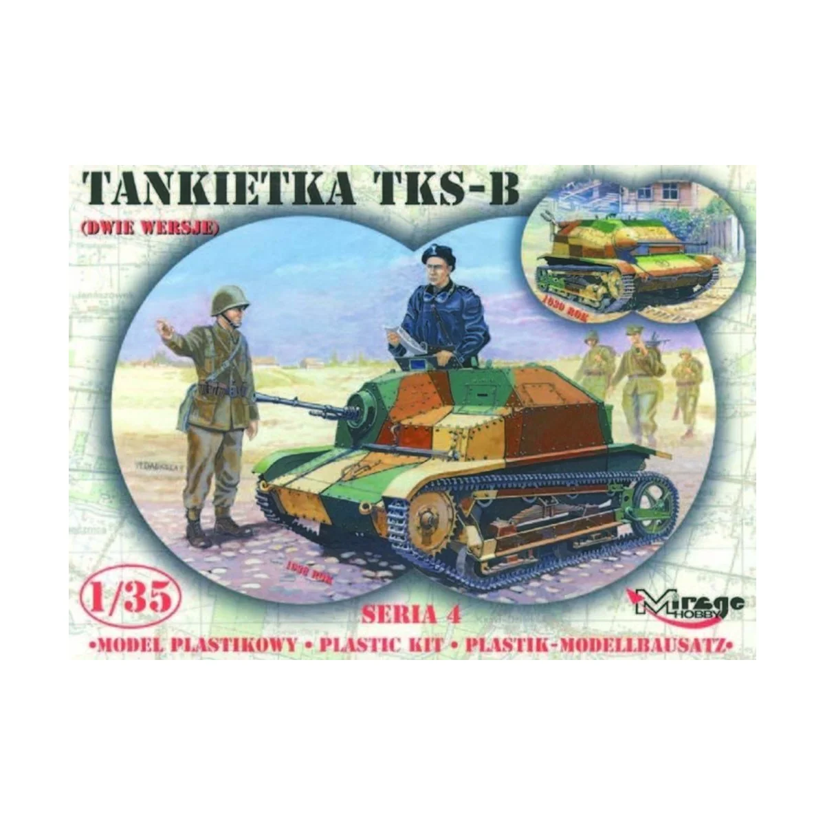 TKS-B Tankette, 1/35 - Mirage Hobby 354013
