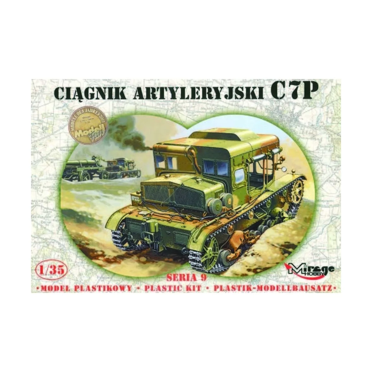 Schwerer Artillerie Traktor C7P, 1/35 - Mirage Hobby 35901
