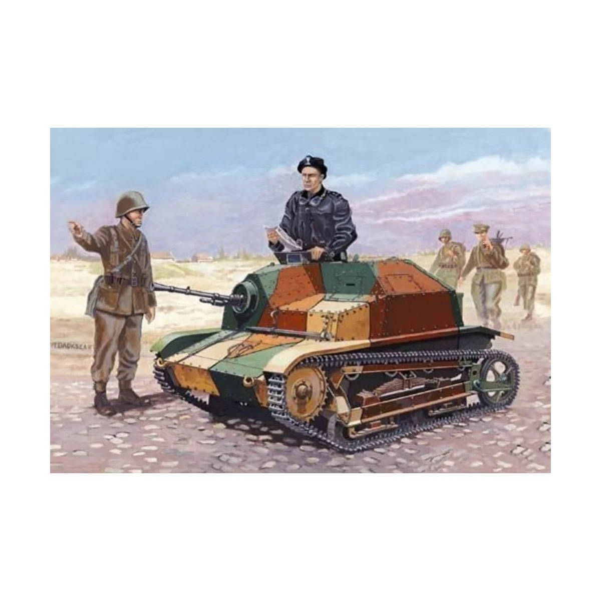 TKS-B Tankette, 1/35 - Mirage Hobby 354013