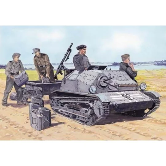 Tankette TKS/MG 15 mit Universal Transportanhänger, 1/35 - Mirage H...