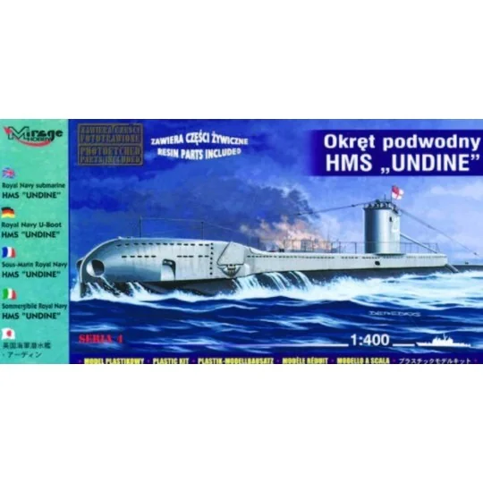 U-Boot HMS Undine der Royal Navy, 1/400 - Mirage Hobby 40429