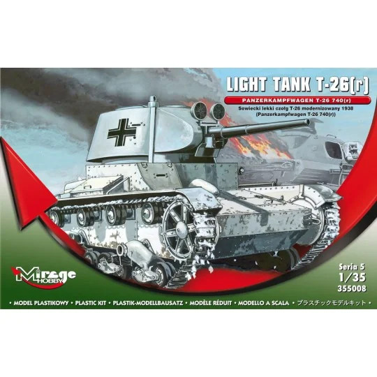 Light Tank T-26(r) Panzerkampfwagen T-26 740(r) Serie 5, 1/35 - Mir...