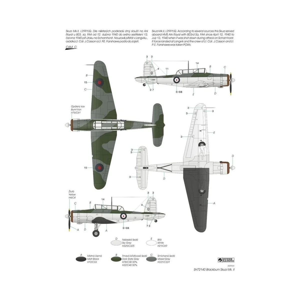 Blackburn Skua Mk.II, 1/72 - Special Hobby 100-SH72140