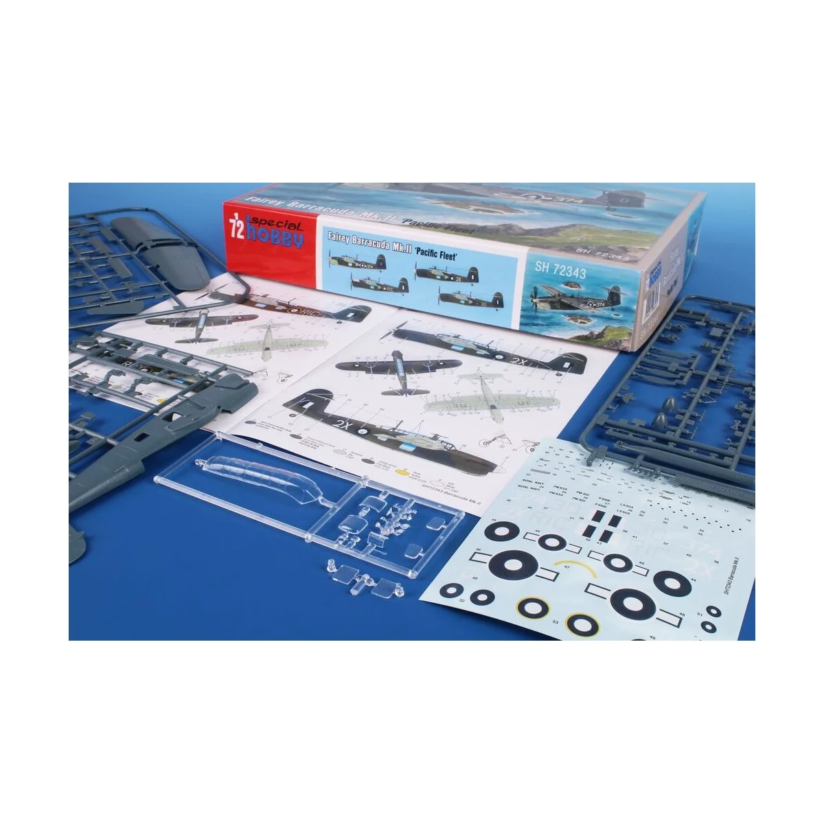 Fairey Barracuda Mk.II 'Pacific Fleet', 1/72 - Special Hobby 100-SH...