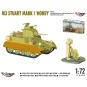 M3 STUART Mk I ´HONEY´ light tank, 1/72 - Mirage Hobby 720006