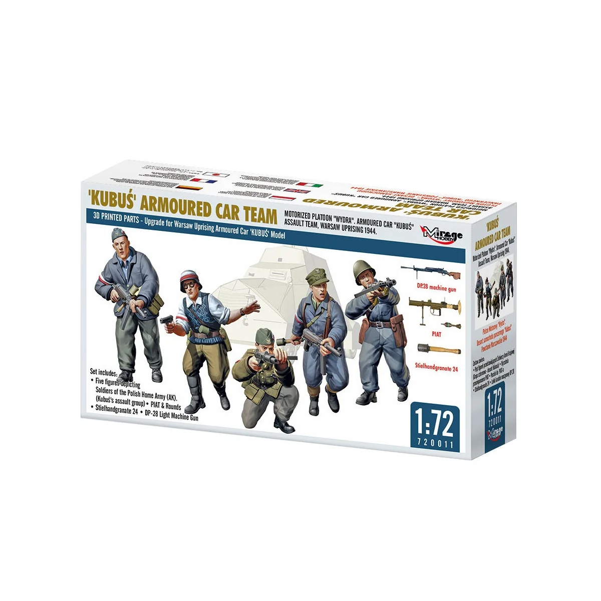 KUBU? Armoured Car Team, 1/72 - Mirage Hobby 720011