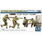 US ASSAULT TEAM WITH BAZOOKA, WW2 US GIs with Bazooka M1A1 rocket l...