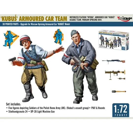 KUBU? Armoured Car Team, 1/72 - Mirage Hobby 720011
