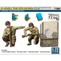 US ASSAULT TEAM WITH BAZOOKA, WW2 US GIs with Bazooka M1A1 rocket l...