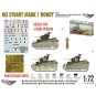 M3 STUART Mk I ´HONEY´ light tank, 1/72 - Mirage Hobby 720006