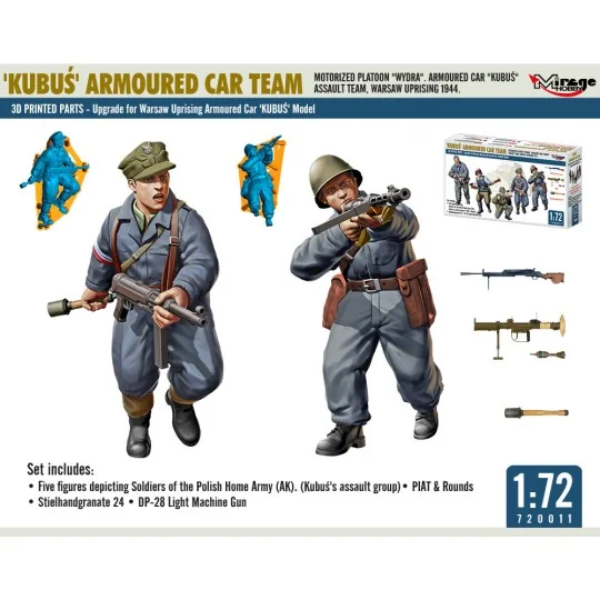 KUBU? Armoured Car Team, 1/72 - Mirage Hobby 720011