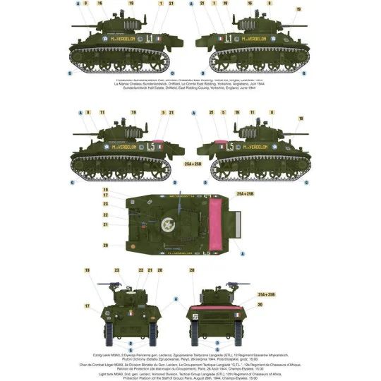 Liberation of Paris, Light Tank M3A3, 1/72 - Mirage Hobby 726068