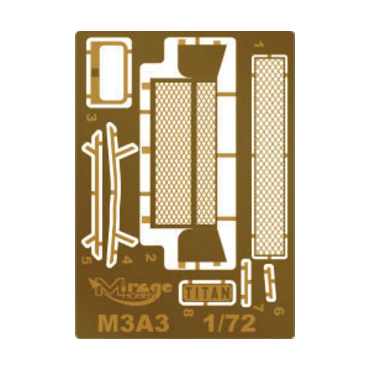 Liberation of Paris, Light Tank M3A3, 1/72 - Mirage Hobby 726068