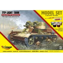 7TP Light Tank "Twin Turret"(Model Set), 1/35 - Mirage Hobby 835094