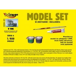 V 106 German WWI Torpedo Ship(Model Set, 1/400 - Mirage Hobby 840064 2