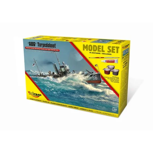 A86 German Torpedoboot (Model Set), 1/350 - Mirage Hobby 845091