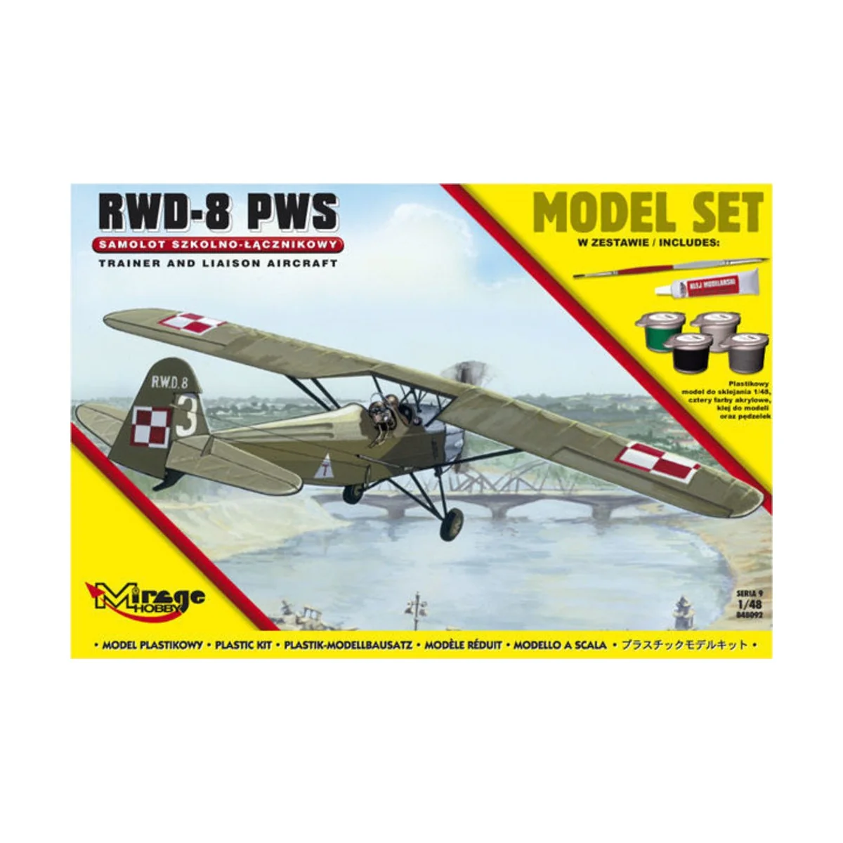 R.W.D.-8 PWS(Trainer a.Liaison plan vers (Model Set), 1/48 - Mirage...