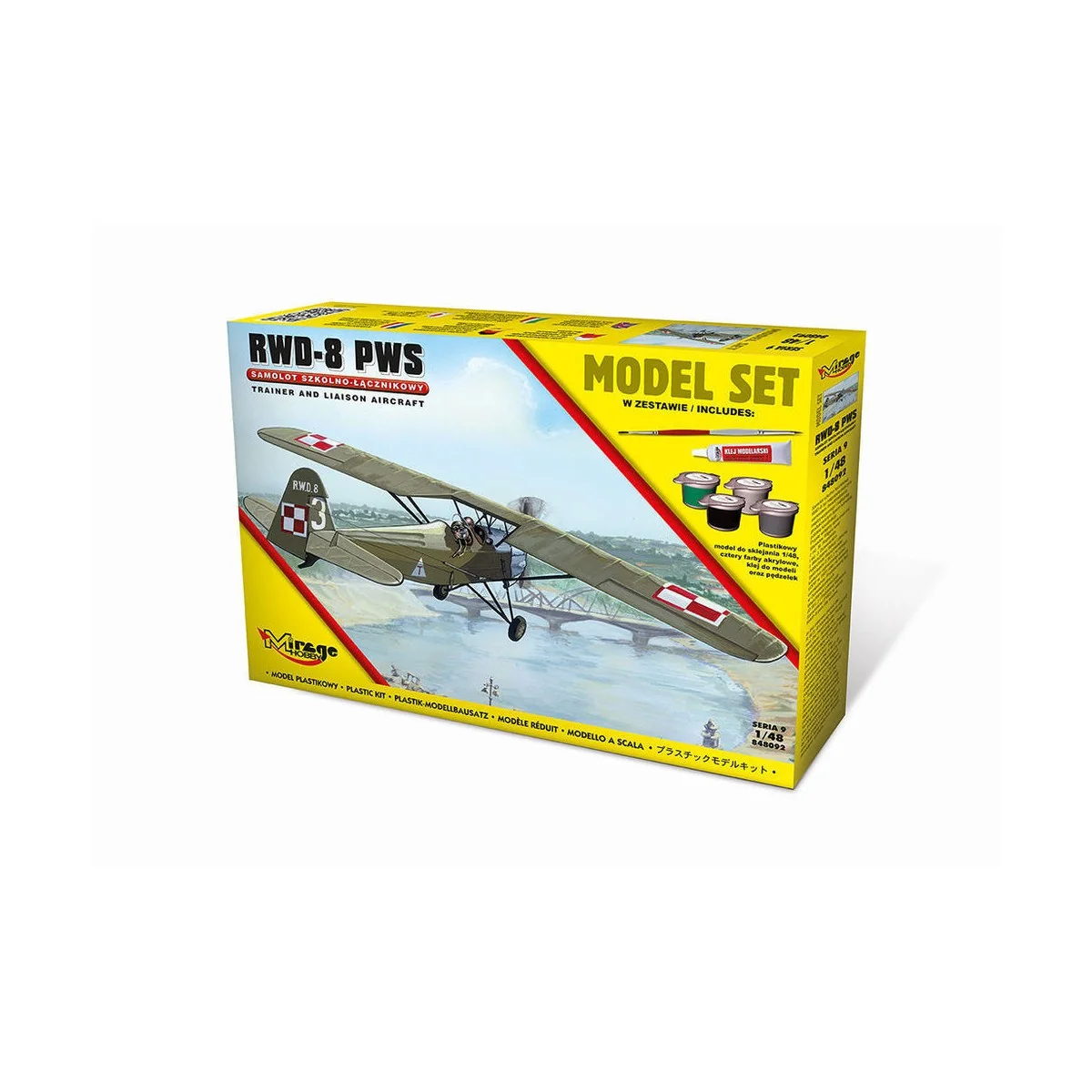 R.W.D.-8 PWS(Trainer a.Liaison plan vers (Model Set), 1/48 - Mirage...
