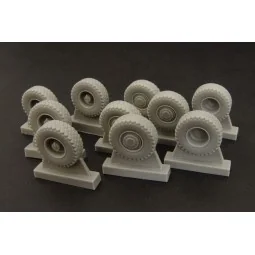 T-815-2 ARMAX baloon wheels, 1/87 - Hauler HLR87139 2