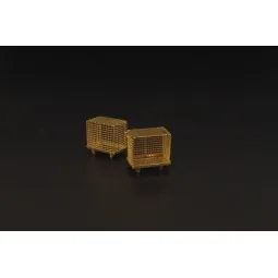 Baggage carts, 1/87 - Hauler HLR87190 2