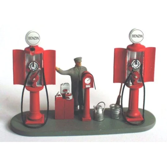Gas station, 1/87 - Hauler HLR87144