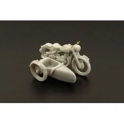Jawa 250 Perak with sidecar year1946, 1/87 - Hauler HLR87159 2
