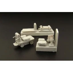 PRAGA electrtic cart (jesterka) 2pcs, 1/87 - Hauler HLR87161 2