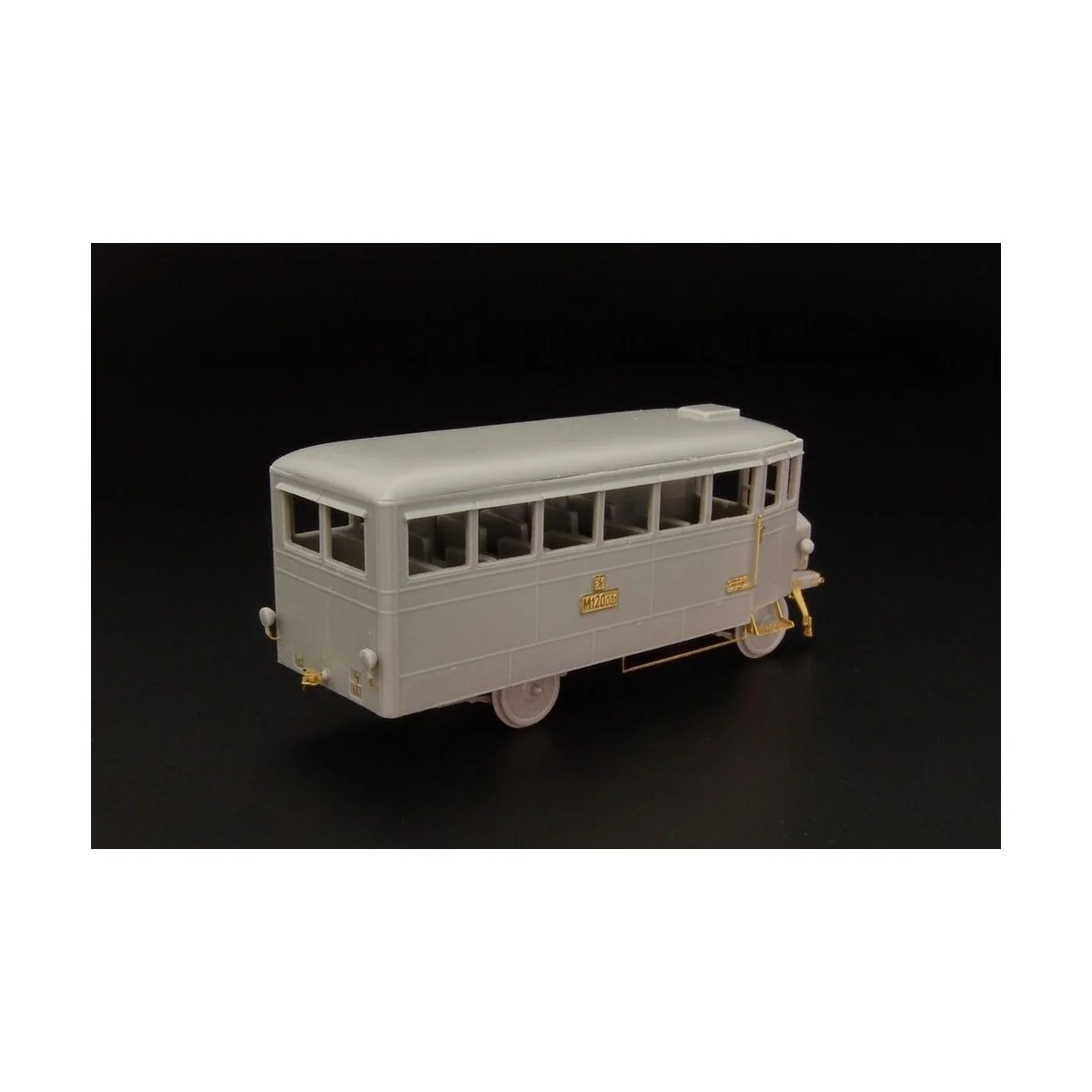 Praga M120 001 railway bus, 1/87 - Hauler HLR87180