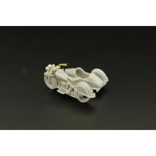 Indian CHIEF with sidecar 1940-53, 1/87 - Hauler HLR87188