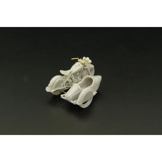 Indian CHIEF with sidecar 1940-53, 1/87 - Hauler HLR87188