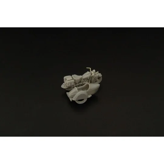 Indian FOUR -sidecar 1940y, 1/87 - Hauler HLR87189
