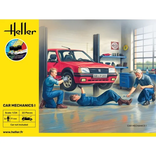 STARTER KIT Car Mechanics I, 1/24 - Heller 58755 STARTER KIT Car Mechanics I, 1/24 - Heller 58755
