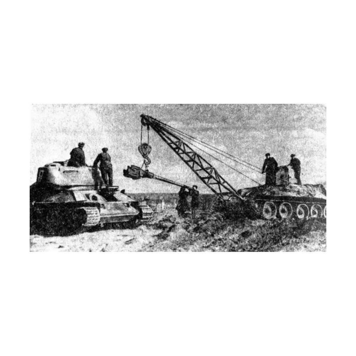 T-34 CRANE tank, 1/120 - Hauler HTT120028