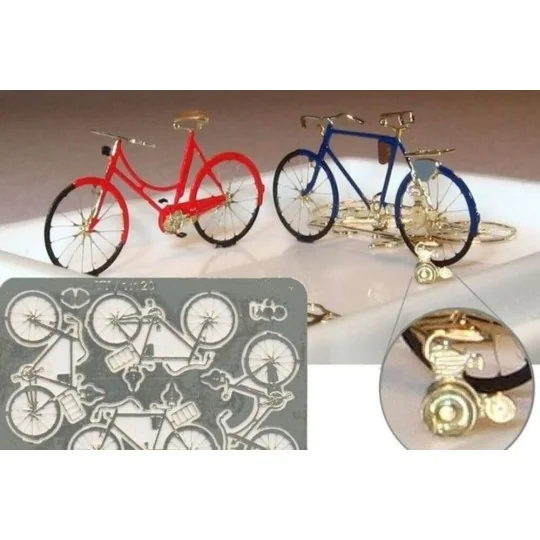 Bycicles 4pcs, 1/120 - Hauler HTT120063